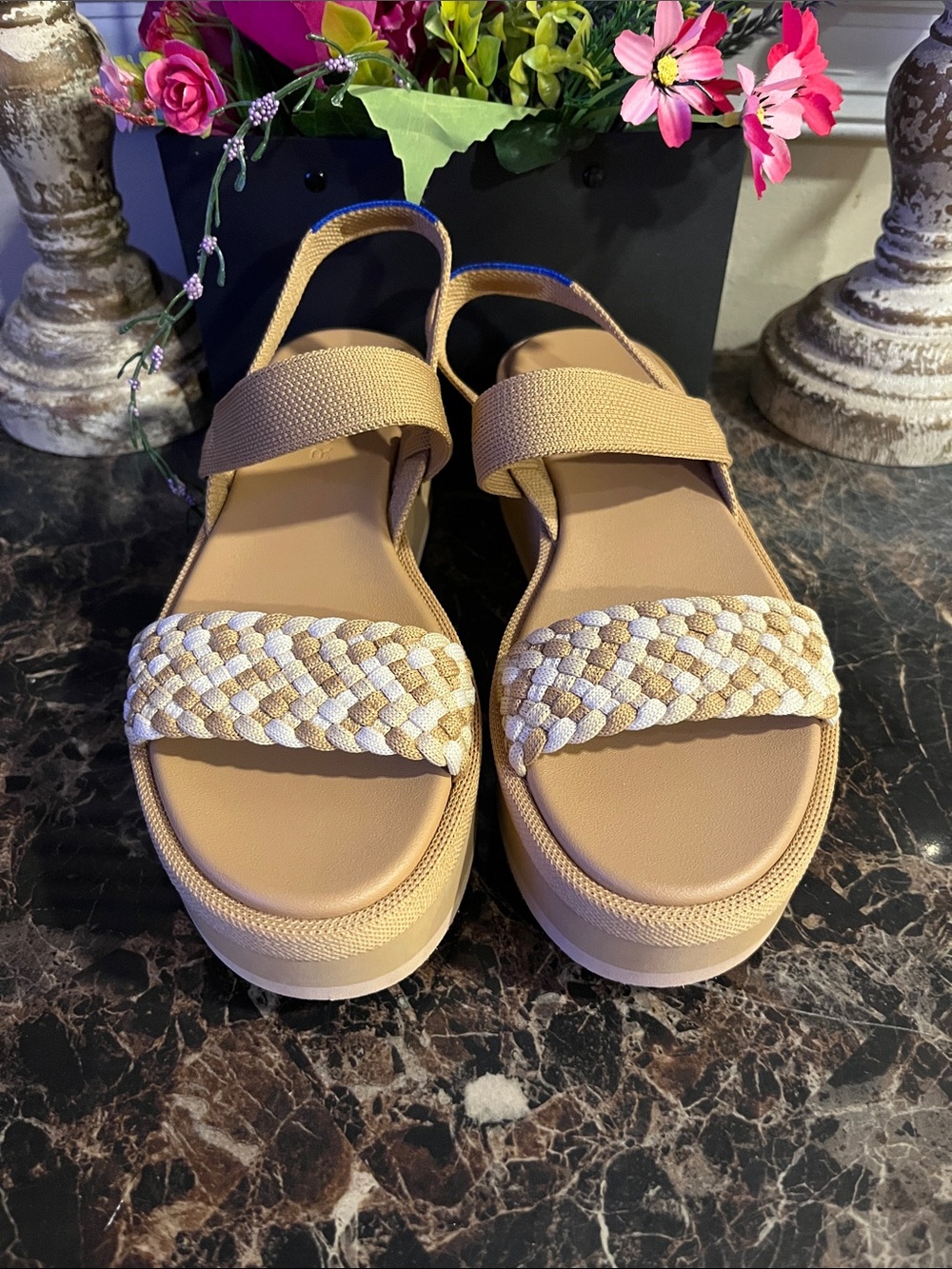 Last Call Rothy’s 
The Lighweight
Braided Wedge Sandals
Size 8 for Women - Picture 6 of 15